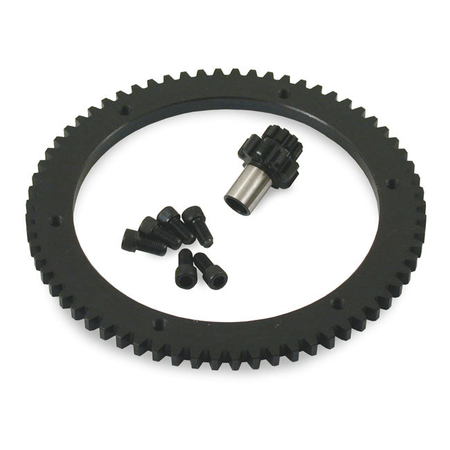 Spyke Starter Ring Conversion Kit. 102t to 66t – 1998–2006 Big Twin