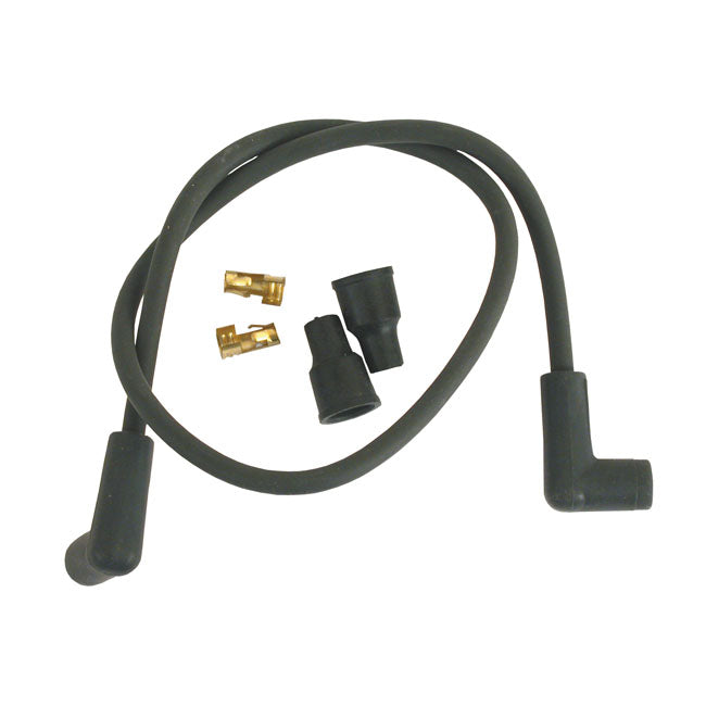 Spyke 7 mm Spark Plug Wire Set. Black – 1984–1999 Softail with Electronic…