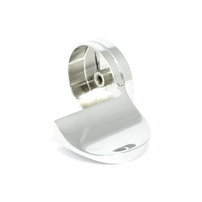 Avon Grips Throttle Assist End Cap Air Cushion, Chrome – 1996–2022 H-D with Dual Throttle Cables