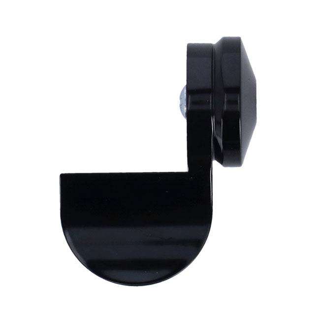 Avon Grips Avon Throttle Assist End Cap Custom Contour, Black Anodized – 1996–2022 H-D with Dual Throttle Cables