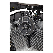 Arlen Ness Billet Horn Kit, Beveled. Black CC – Universal