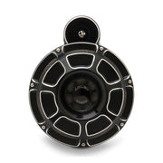 Arlen Ness Billet Horn Kit, Beveled. Black CC – Universal