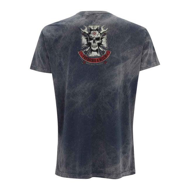 West Coast Choppers Wcc Mechanic T-Shirt Vintage Blue