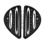 Arlen Ness Deep Cut Passenger Floorboards. Black – FLHX/Universal Peg Mount