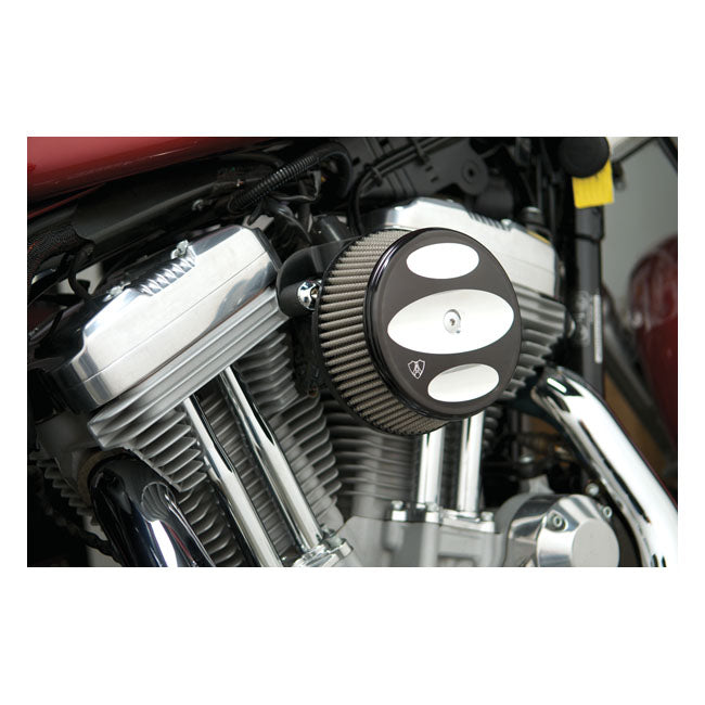 Arlen Ness Stage 1 Billet Sucker Air Cleaner Kit. Black – 1991–2022 XL Sportster