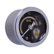 Arlen Ness 1-1/2" Oil Pressure Gauge. Yellow
