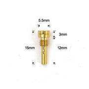 MCS Slow Jet for Keihin Butterfly Carb. 50 – 1976–1989 Big Twin; 1976–1987 XL…