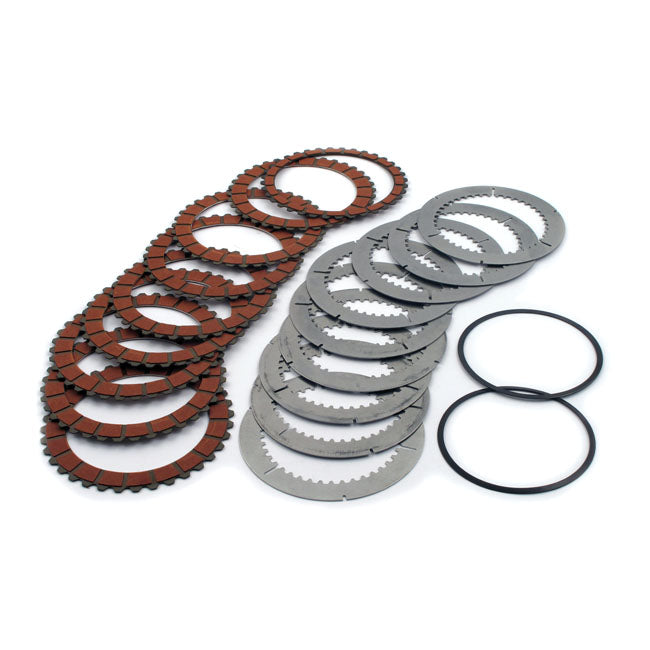 Jims Replacement Clutch Plate Set for JIMS Clutch Kit – 1990–1997 Big Twin with 961330 JIMS…
