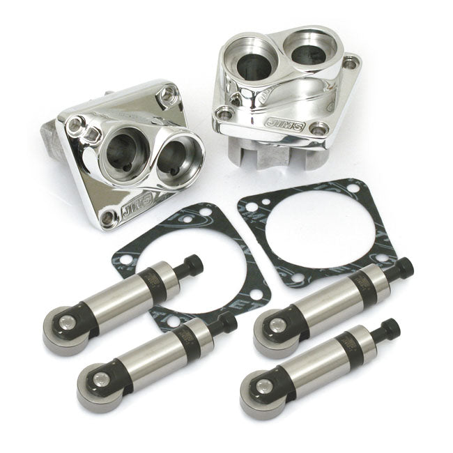 Jims Tappet Block and Powerglide Tappet Kit. Polished – 1953–1965 Panhead; 1966–1984 Shovelhead