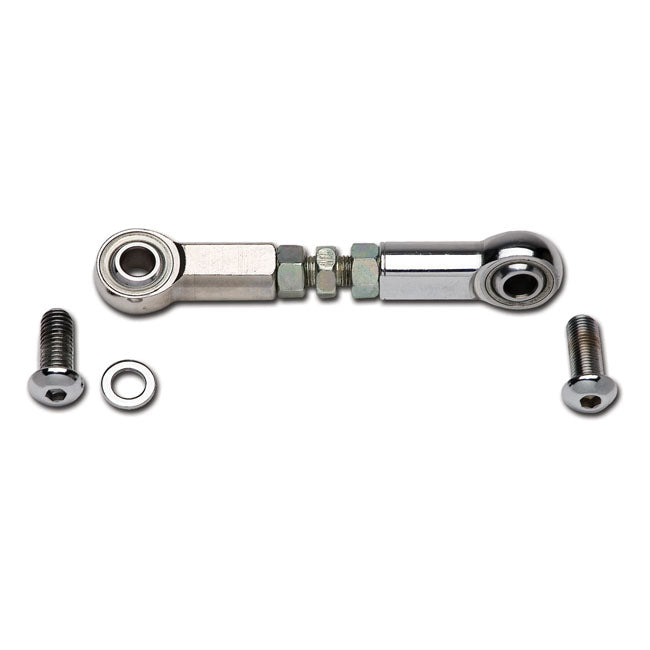 Jims Hardware Kit for Front Head Motor Mount. Chrome – 2009–2016 FLT/Touring
