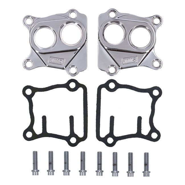 Jims Twin Cam Billet Tappet Cover Set. Polished – 1999–2017 Twin Cam