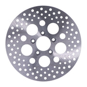 MCS Brake Rotor Rear. Stainless Drilled 11.5" – Rear: 2000–2026 Softail; 2000–2017 Dyna…