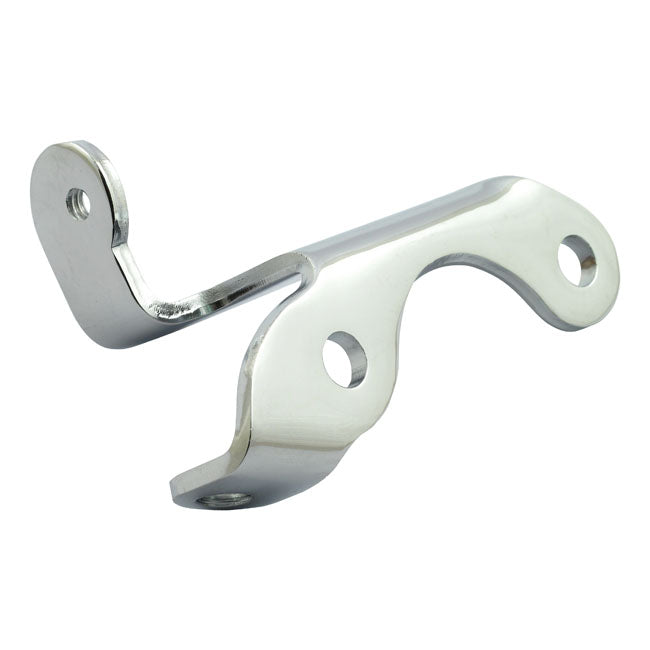 MCS Oil Tank/Clutch Cable Mounting Bracket. Chrome – L79-E84 FL; FLH