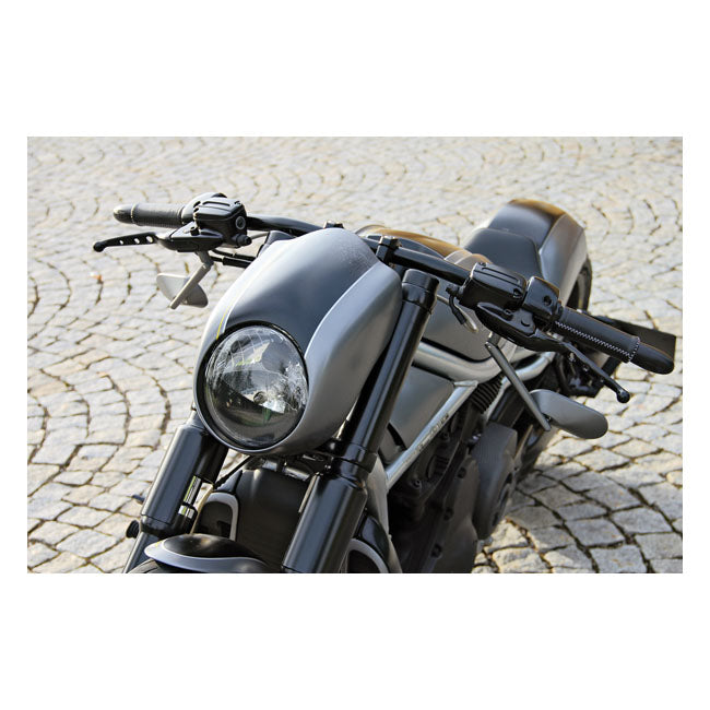 Cult-Werk 2-Piece Upper Fork Cover Kit. Gloss Black – 2007–2011 VRSCR V-Rod; Night Rod; Night…