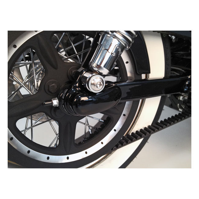 Cult-Werk Rear Axle Cover Kit. Gloss Black – 2004–2022 XL Sportster