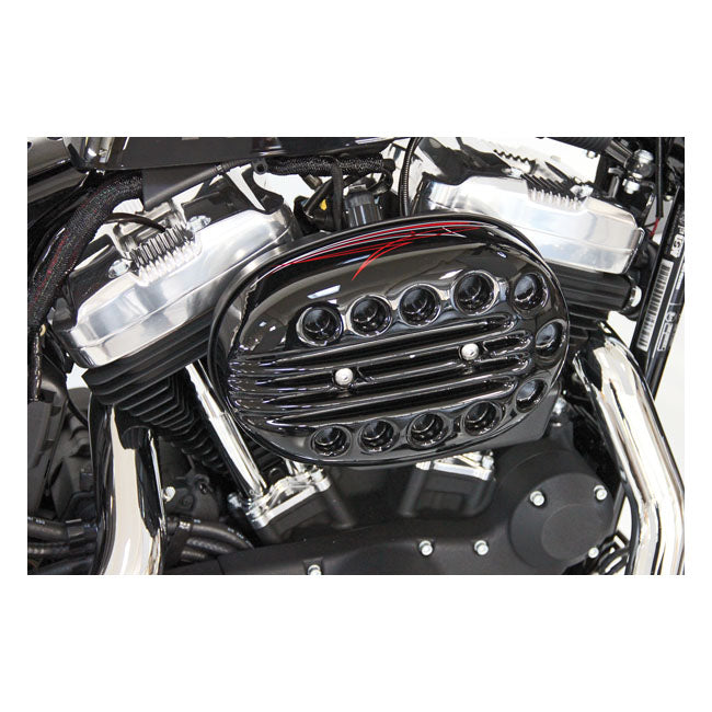 Cult-Werk Air Cleaner Cover. Slotted – 2004–2020 XL Sportster with Stock Oval…