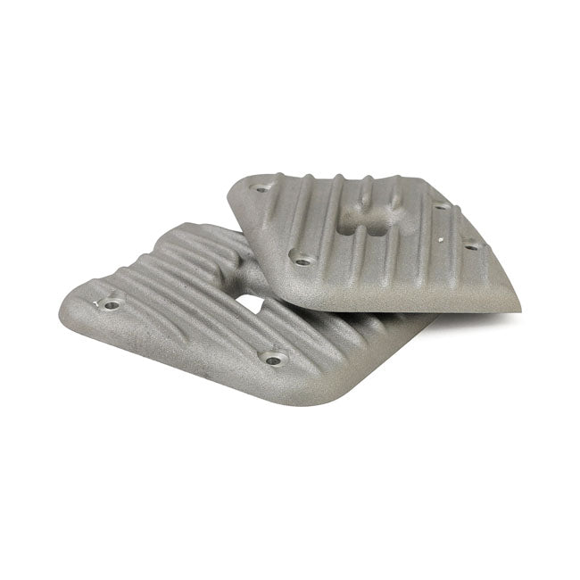 EMD Ribster Rocker Cover Set. Raw – 1984–1999 Evo Big Twin