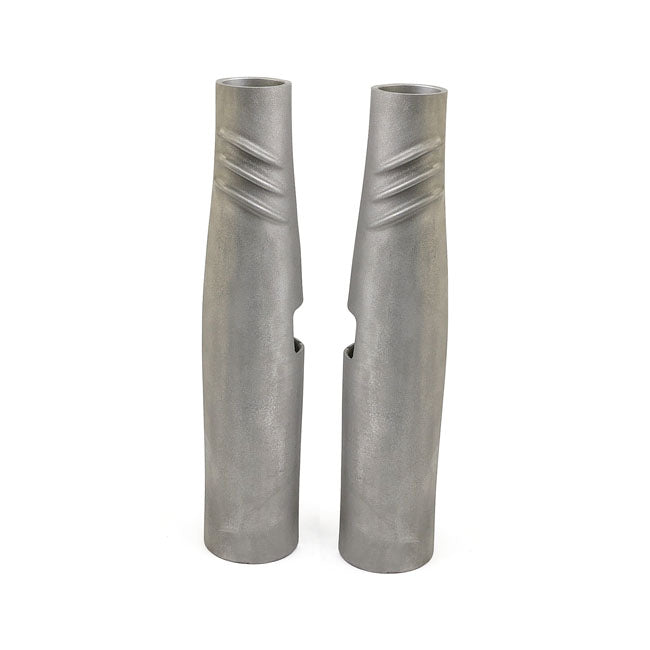 EMD Bombshell 49 Upper Fork Tube Covers. Raw – 2006–2017 Dyna with 49mm Fork Tubes