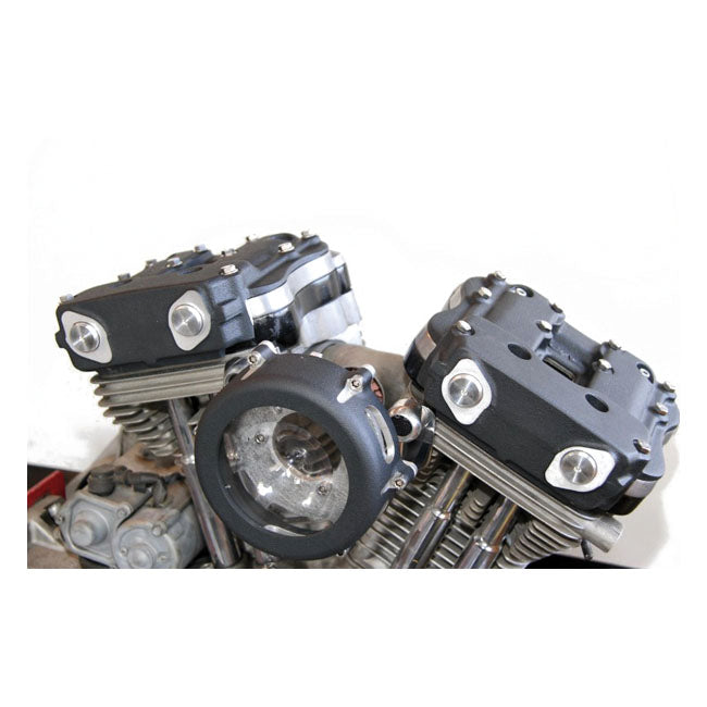 EMD WTF ''XR Style'' Rocker Cover. Black Cut – 1986–2003 XL Sportster