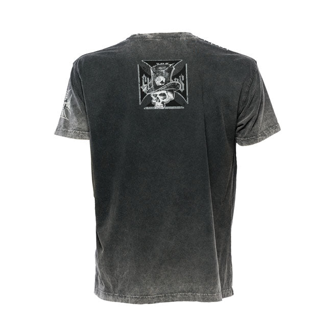 West Coast Choppers Wcc Cash Only T-Shirt Black