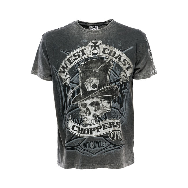 West Coast Choppers WCC Cash Only T-shirt Black – S