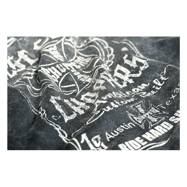 West Coast Choppers WCC Ride Hard Sucker Vintage T-shirt Black – S