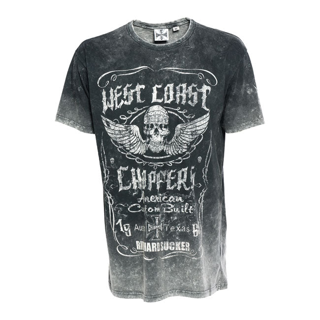 West Coast Choppers WCC Ride Hard Sucker Vintage T-Shirt Black