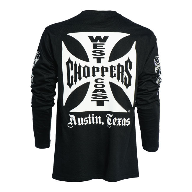 West Coast Choppers WCC OG Cross Long Sleeve Black