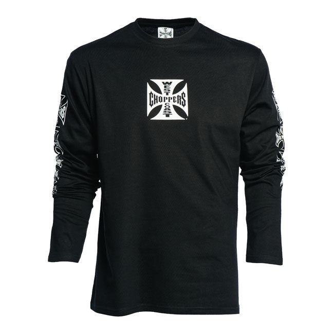 West Coast Choppers WCC OG Cross Long Sleeve Black
