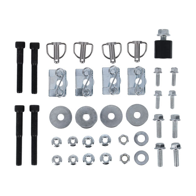 Cycle Visions Bagger Tail Bag Mount Kit Chrome – 2008–2017 FLSTC/N with Up to 150 mm Tyre