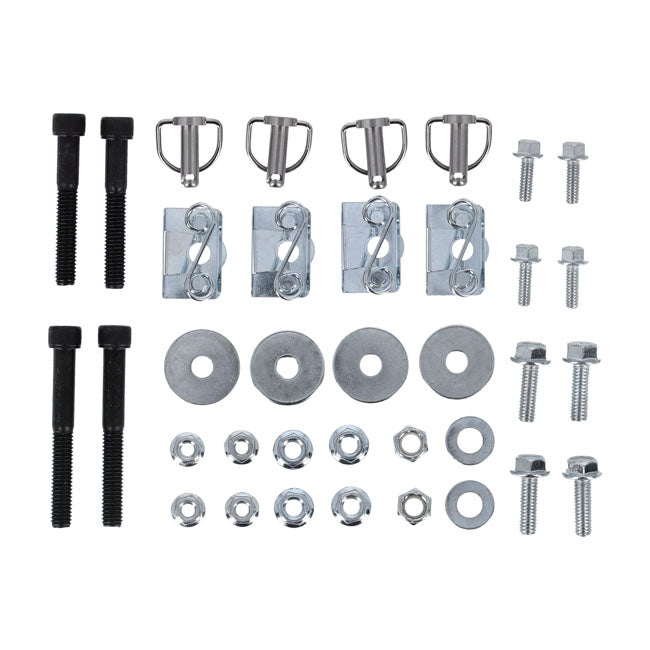 Cycle Visions Bagger Tail Bag Mount Kit Chrome – 2007–2017 Softail Fat Boy with 200 Tire…