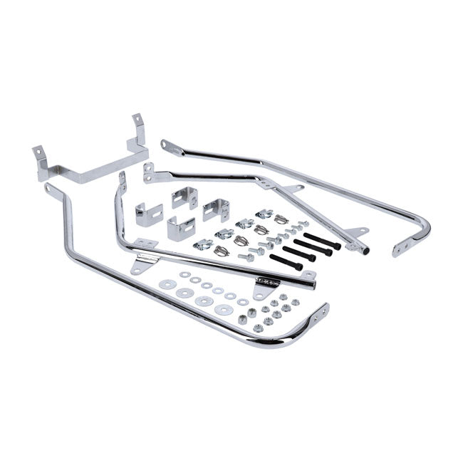 Cycle Visions Bagger Tail Bag Mount Kit Chrome – 2007–2017 Softail Fat Boy with 200 Tyre…