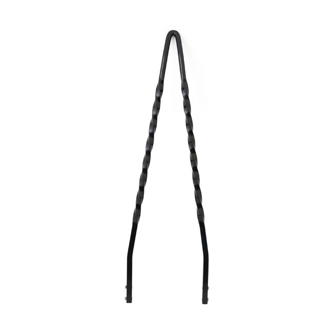 Cycle Visions Twisted Stick Sissy Bar 30", Black