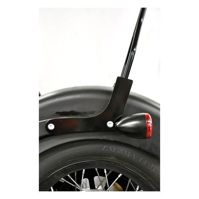 Cycle Visions Rigid Sissy Bar Side Plates. Black – 2011–2013 FXS; 2012–2017 FLS/S