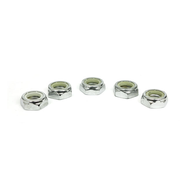 Gardner-Westcott Jam Lock Nut Chrome, 5/8-11 - 25 Pack