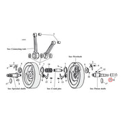 MCS Inner Bearing Race, Pinion Shaft – 1987–1999 Big Twin