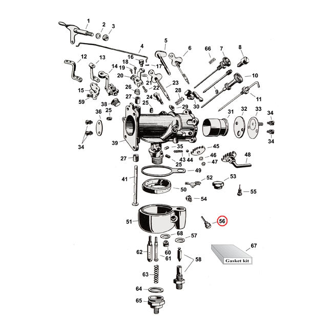 Samwel Screw/Pin and Screw Kit – 1933–1965 All H-D WITH LINKERT…