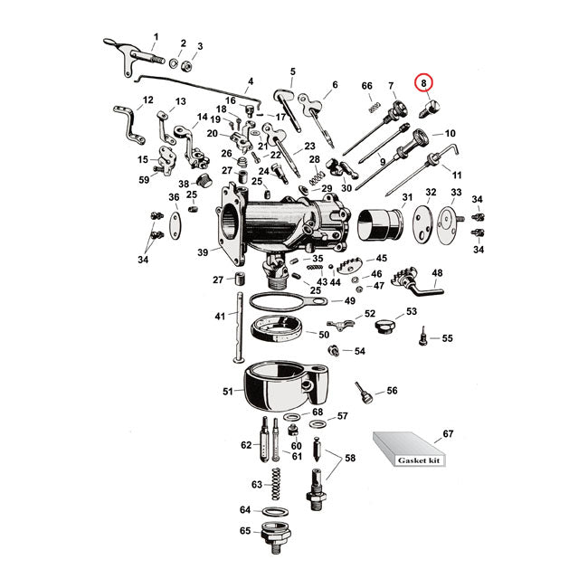 Samwel Lock Screw, High Speed Needle Valve – 1940–1943 45" WLA; WLC