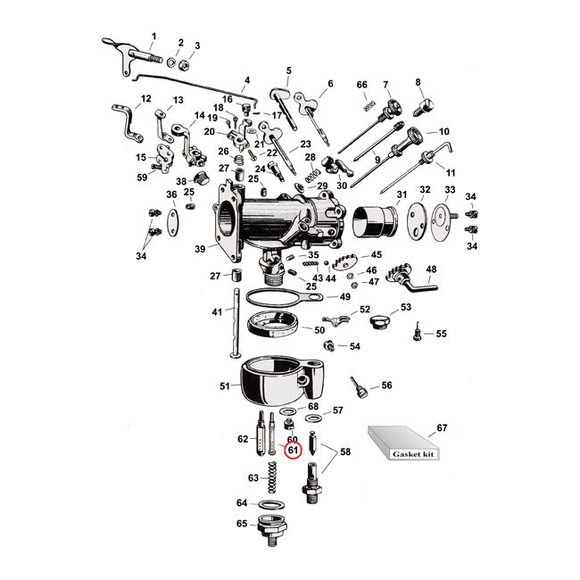 Samwel Main Nozzle – 1936–1939 61" OHV
