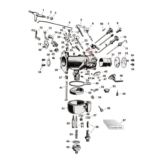MCS Spring Collar – L1941–1965 74" OHV