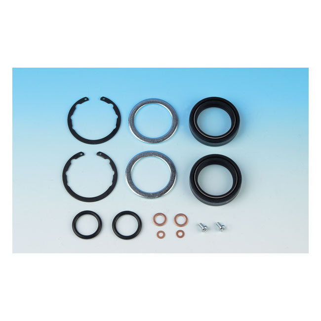 James Gaskets Fork Seal Rebuild Kit. 35 mm Fork Tubes – 1984–1987 FX; FXR; XL Sportster