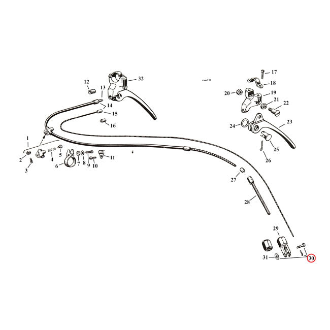 Samwel Clevis Pin/Washer/Cotter Pin Kit – 1929–1952 45"