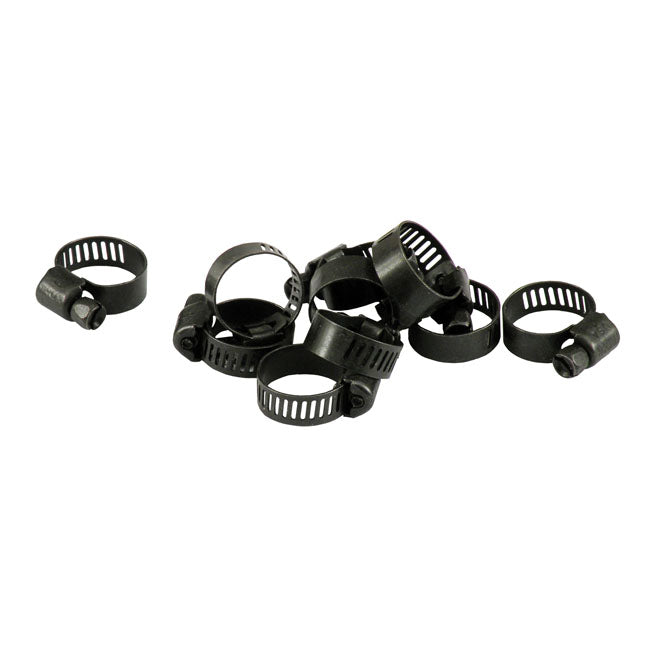 Jagg 3/8" Oil Hose Clamp, Black – for Use with Rubber Hose with 1/4" to…