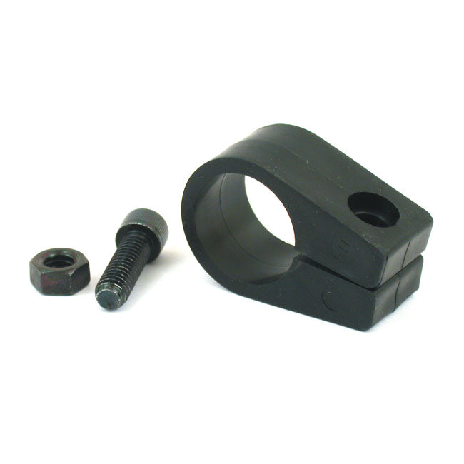 Jagg Universal Oil Cooler Clamp. 1", Black
