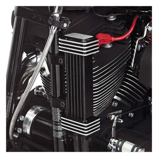 Jagg Oil Cooler Kit. Vertical Mount, 6 Row, Deluxe – 1955–1983 Big Twin; 1982–1994 FXR…