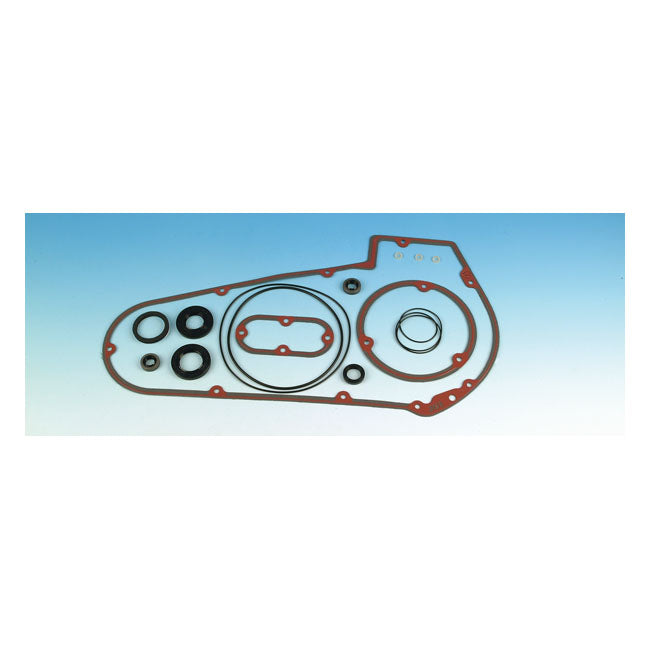 James Gaskets Primary Cover Gasket & Seal Kit. Inner/Outer – 1966–1986 4-Speed Big Twin; 1986–1988…