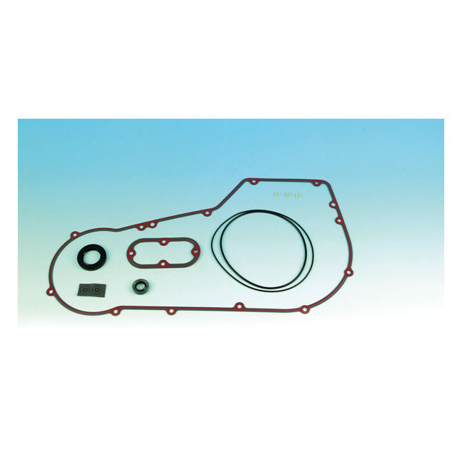 James Gaskets Primary Cover Gasket & Seal Kit. Inner/Outer – 1989–2006 Softail; 1991–2005 Dyna