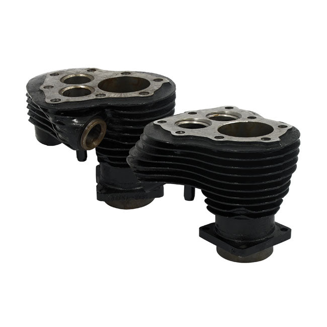 Samwel Replacement 45" Flathead Cylinder Set. Front + Rear. Black – 1937–1973 45" (750cc) WL/G Models with…