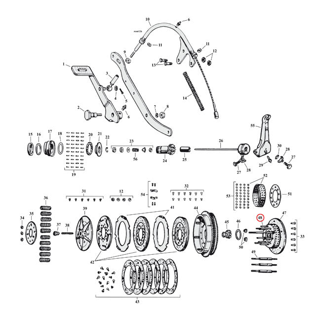 Samwel Stud, Clutch Hub (Short) – 1941–1973 45" SV