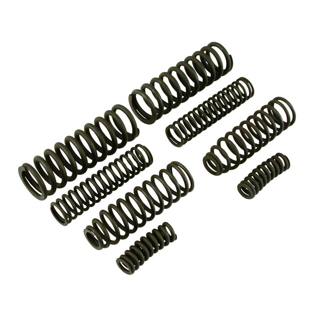 Samwel Heavy Duty 8-Spring Set for Early Springer Forks. Black Par – 1942–1943 WLC; 1936–1945 Big Twin